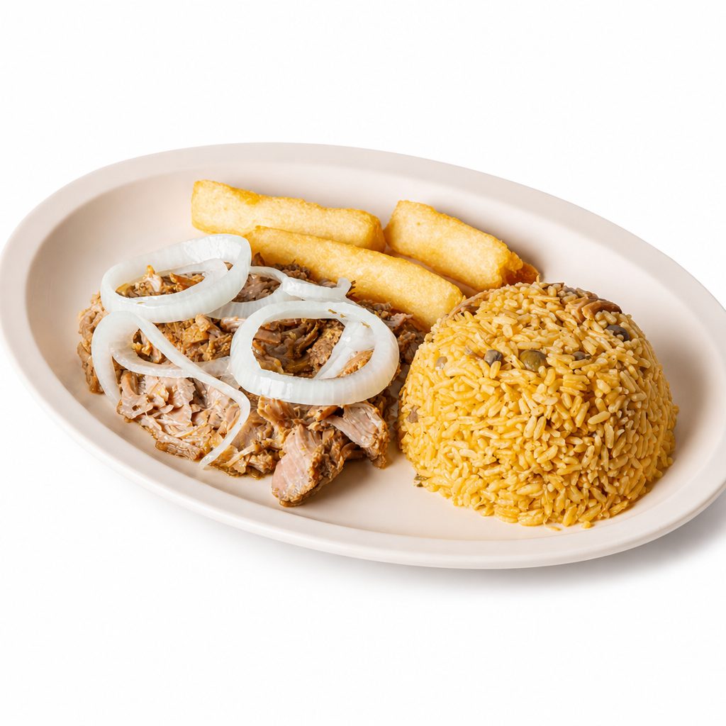 (Almuerzo) Pernil Asado.