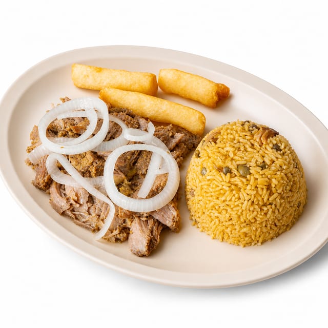 Pernil Asado Meal.