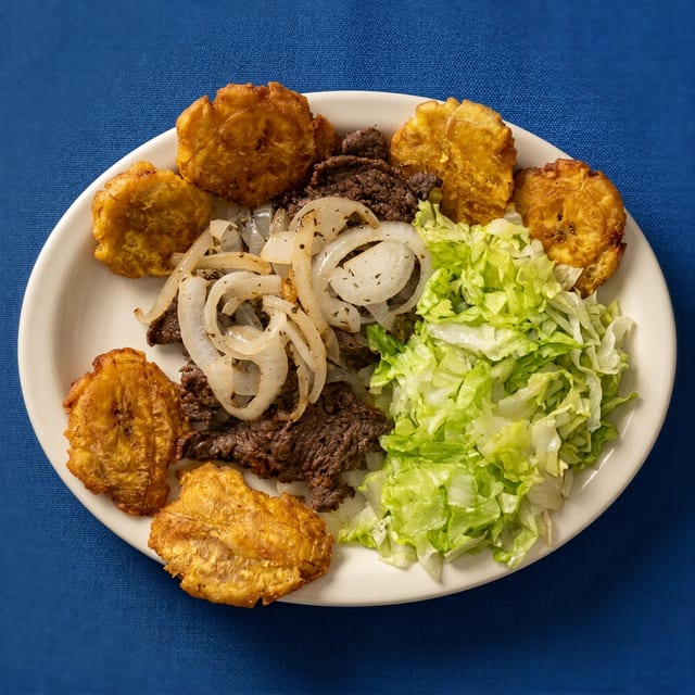Bistec Encebollado Solo.